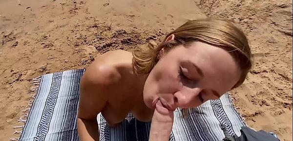  Amateur babe POV fucking on the beach